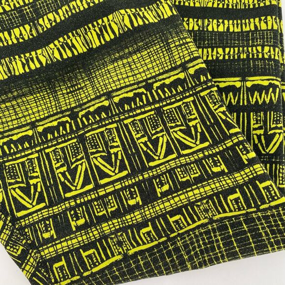 Nike black acid green-yellow graphic leggings womens size medium - Picture 2 of 9